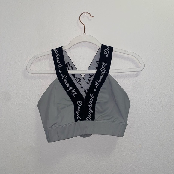 Doughnuts and Deadlifts Sports Bra - Picture 5 of 5